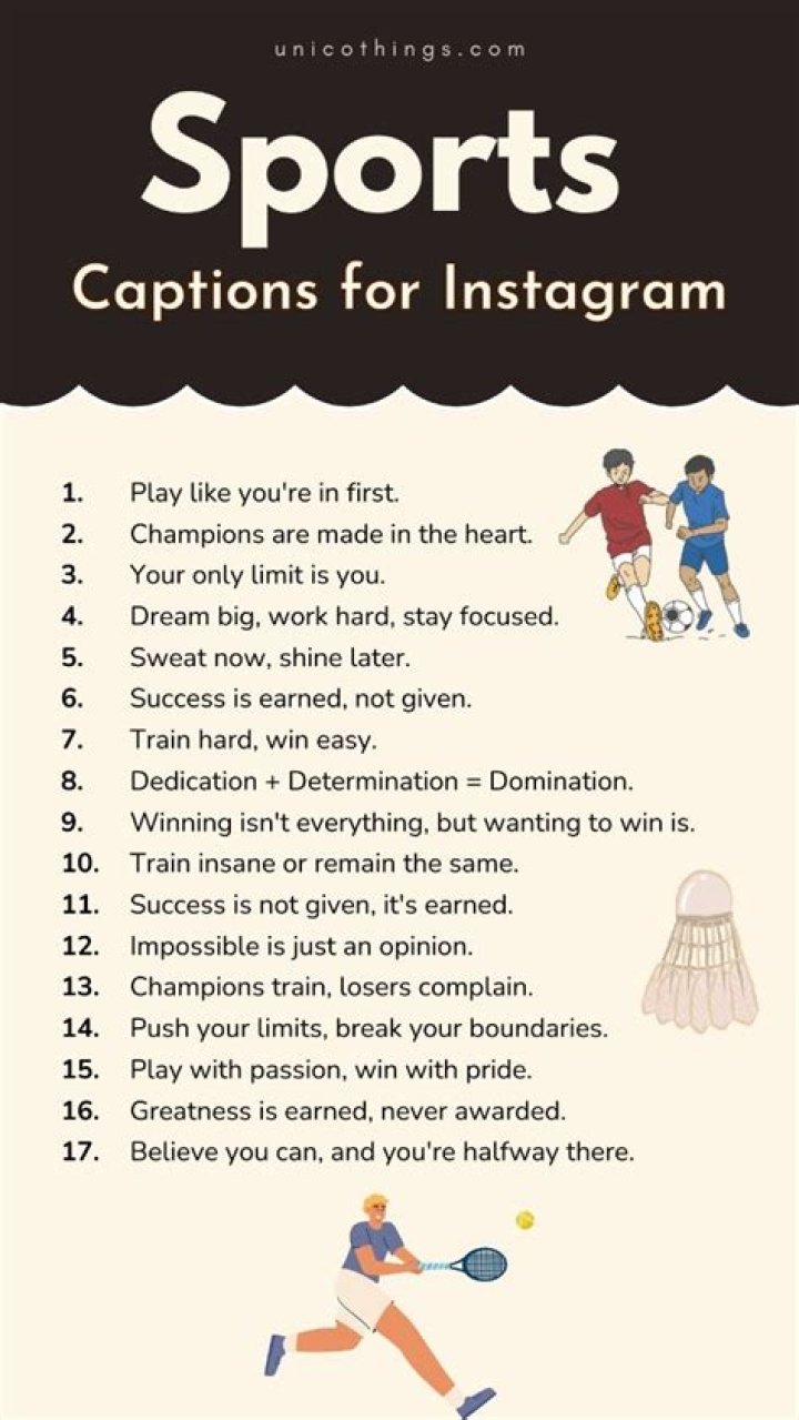 Instagram Sports Captions That Captivate