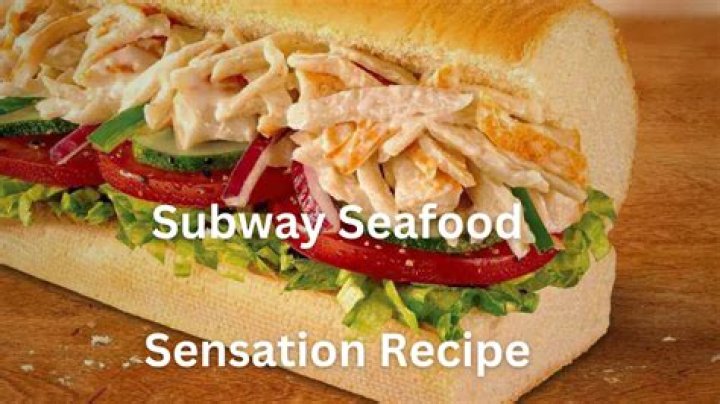 What is in the subway seafood sensation?